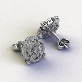 Sterling Silver Rhinestone Set (With chain)